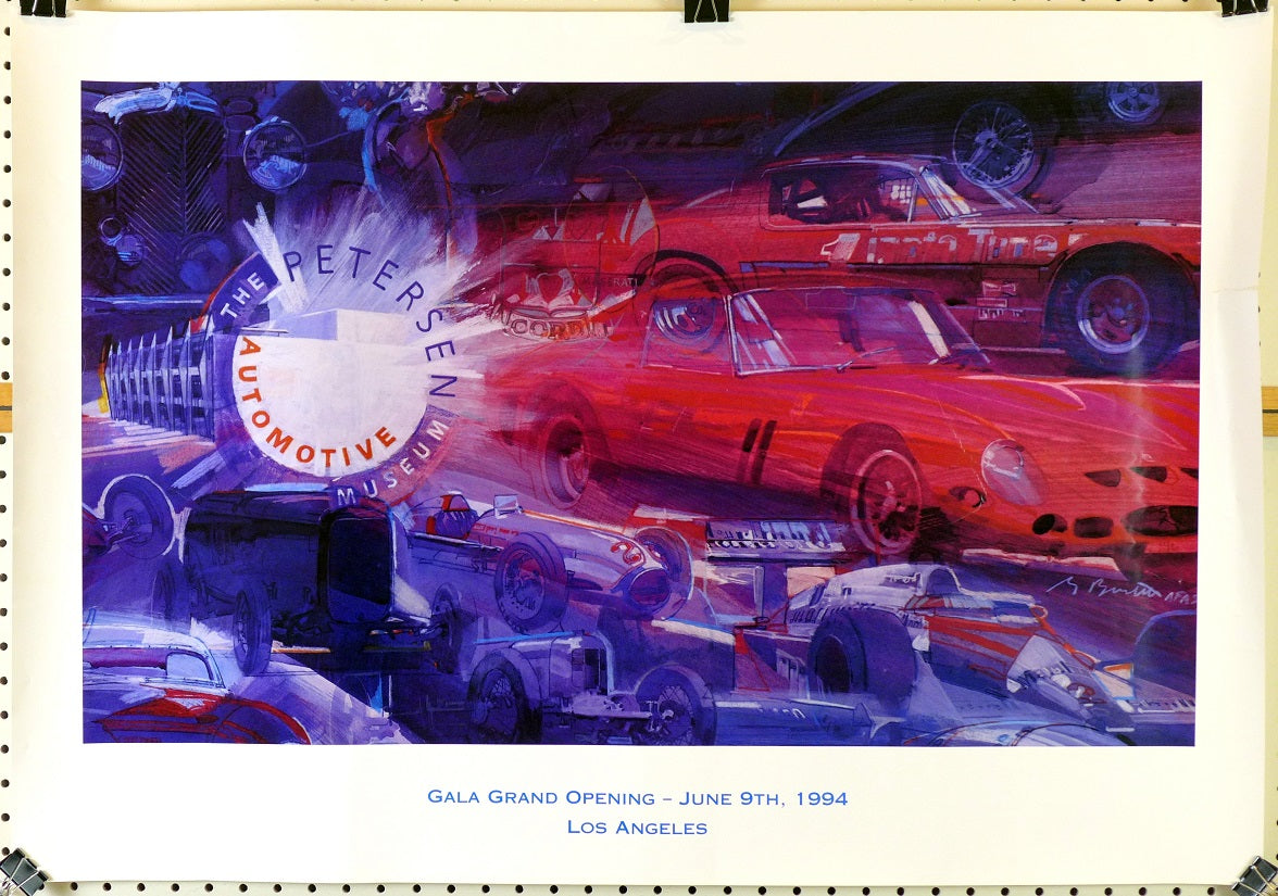 Petersen Automotive Museum Grand Opening Poster