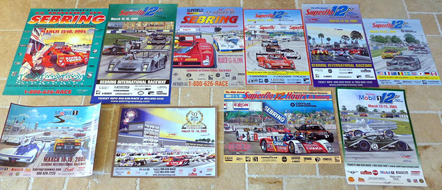 Sebring 12 Hour Event Posters [10]