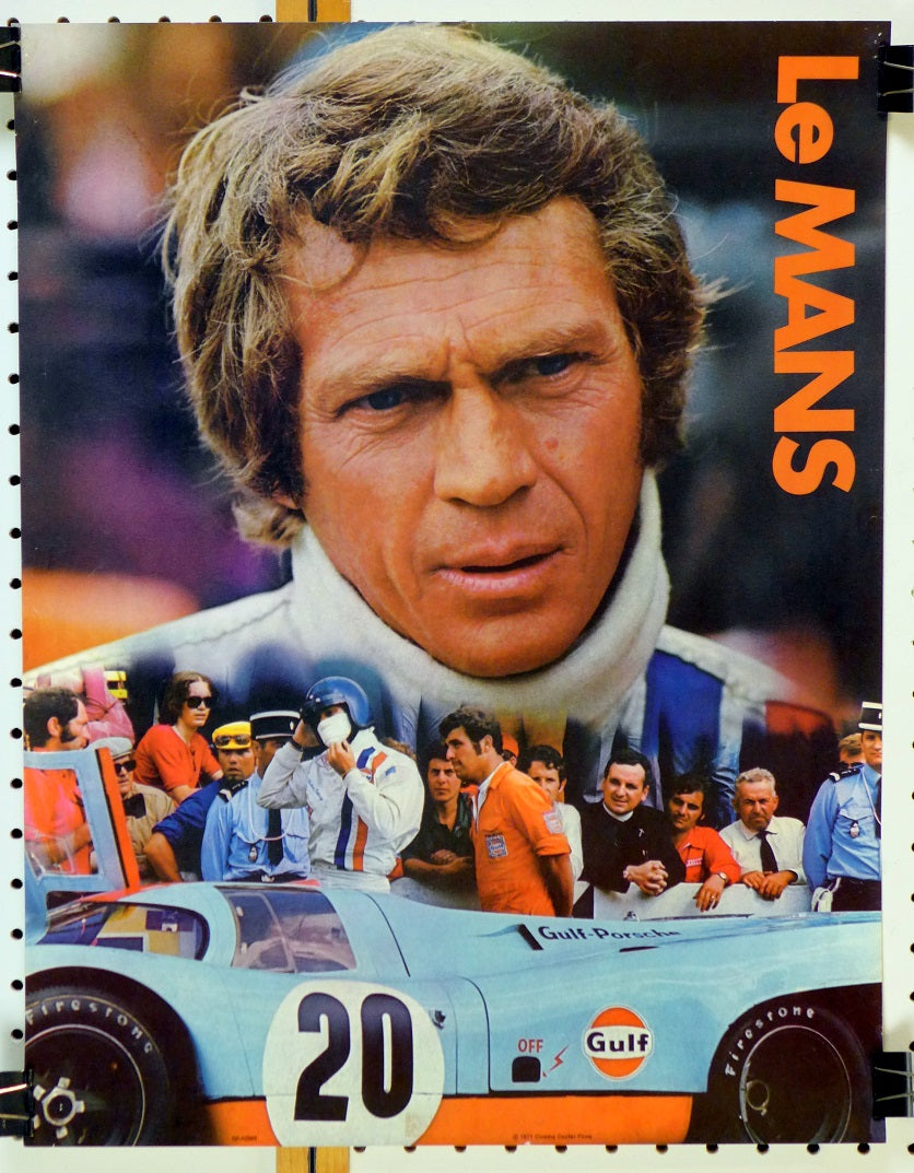Porsche Le Mans McQueen Movie Poster