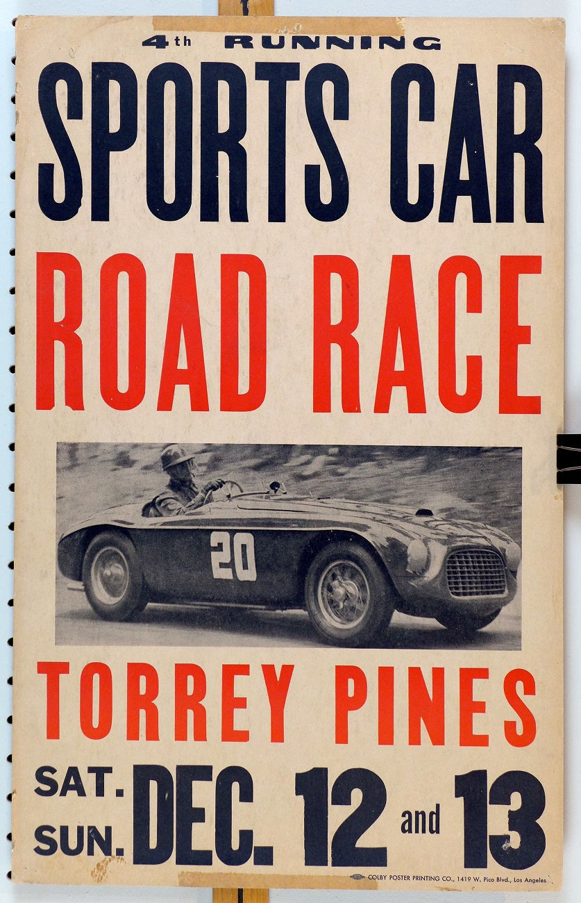 Torrey Pines Road Race Window Card