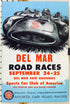 Del Mar Road Races 1960 Window Card