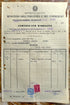 Ferrari Certificate of Origin 1957