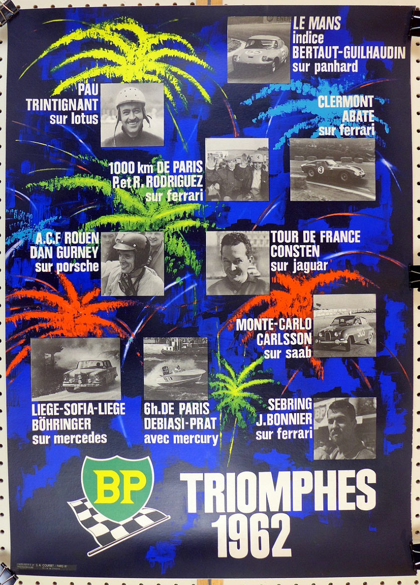BP Triumphs 1962 Poster