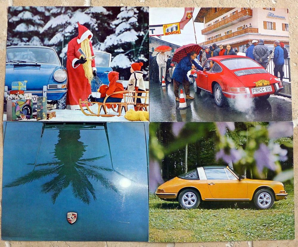 Porsche Christophorus Calendar Pages collection of 911 cars