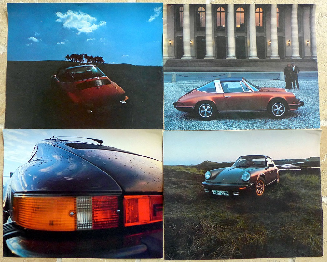 Porsche Christophorus Calendar Pages collection of 911 cars