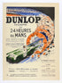 Dunlop Le Mans Commemorative Poster